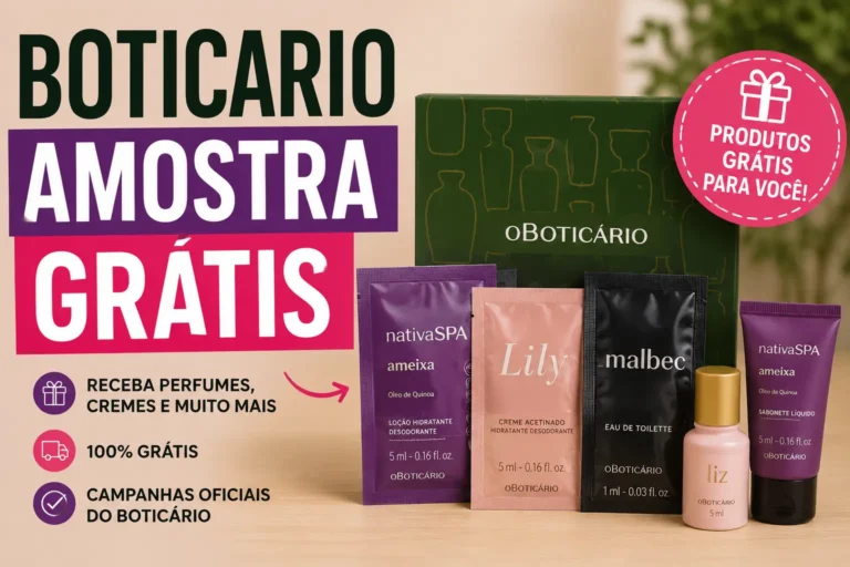 boticario amostra gratis